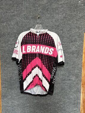 VOmax Cycling Jersey Mens XL Multicolor L Brands Pelotonia Full Zip Pockets